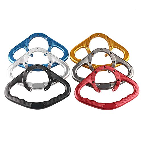 Luckmart Motorcycle Aluminium Rear Passenger Gas Tank Bar Handle Grip Bar Handlebar Grab 7 holes Compatible for Honda CBR600 CBR900 CBR929 CBR954 CBR250 CBR400 CBR1000 CBR1100 Red - Image 4