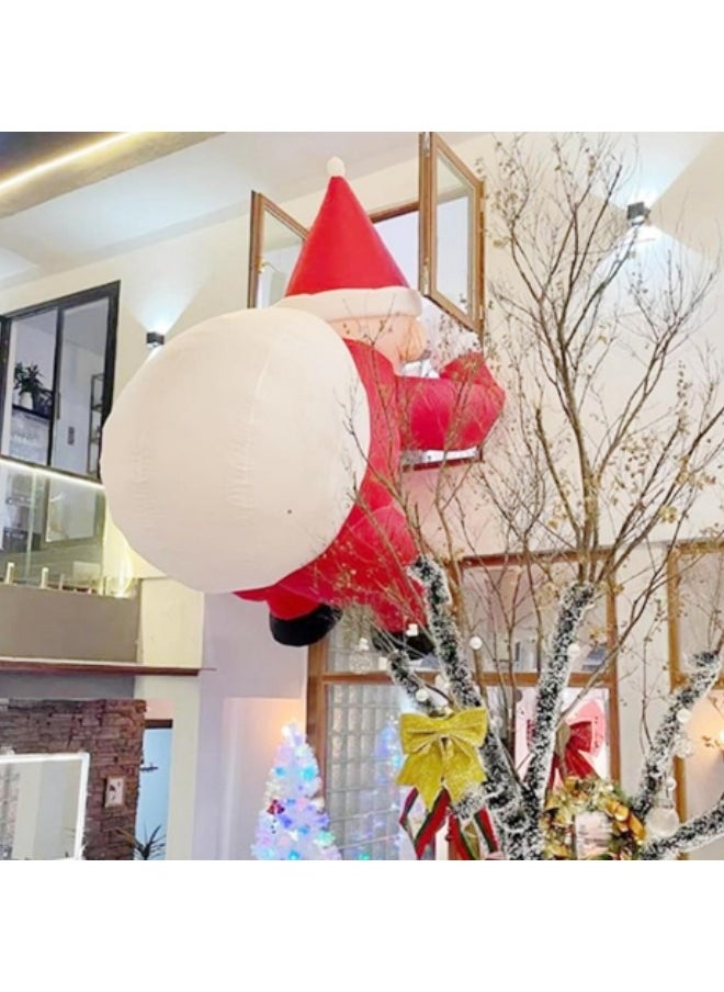 GGEROU Inflatable Outdoor Decorations, 2M/6.5Ft Luminous Inflatable Ornaments with LED Lights Built-in  - Image 1