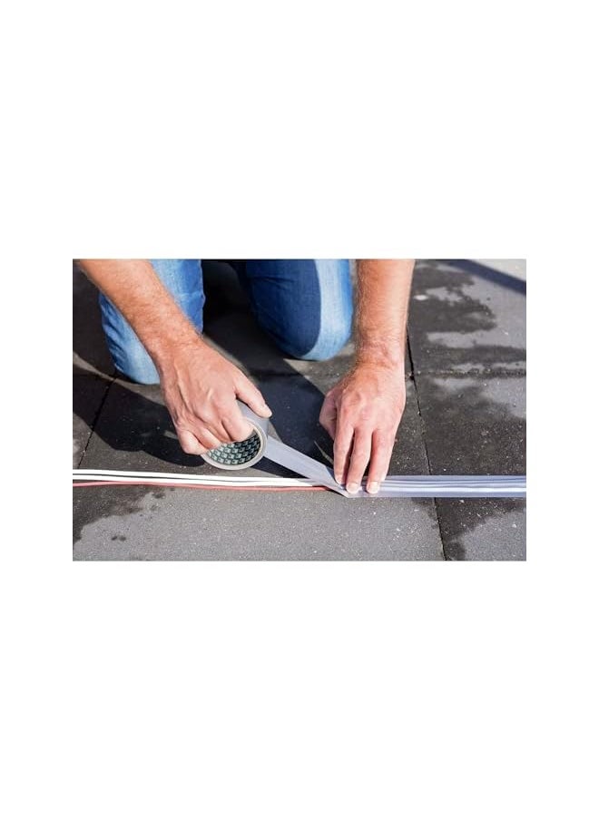 BISON KIT Bison Kit Power Repair Tape Grey 10 m, Super strong repair and duct tape for universal use with high initial tack  - Image 5