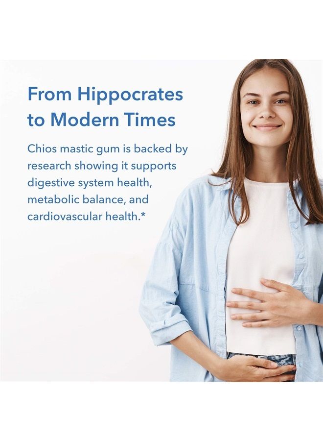 Allergy Research Group ماستيكا - ماستيكا خيوس الأصلية - صحة الجهاز الهضمي، الأيض - 240 كبسولة نباتية - Image 3