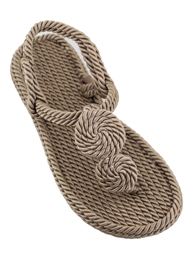 Mumka Rope Sandals Nomads Circle - Sand - Image 2