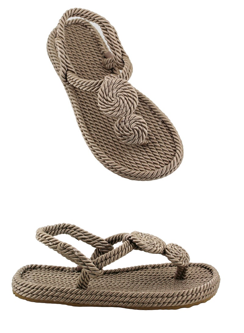 Mumka Rope Sandals Nomads Circle - Sand - Image 3