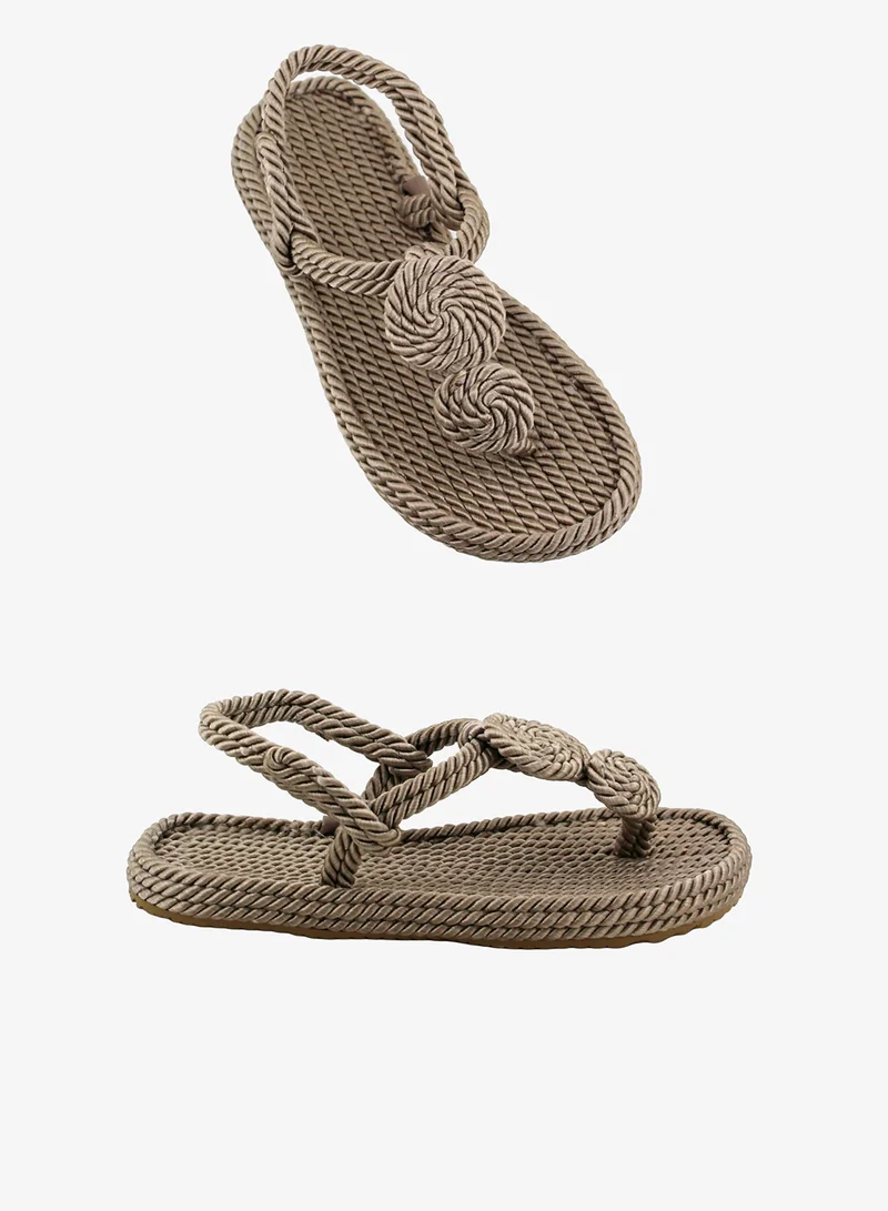 Mumka Nomads Circle - Sand Rope Sandals Nomads Circle - Sand for Women | Best Price UAE