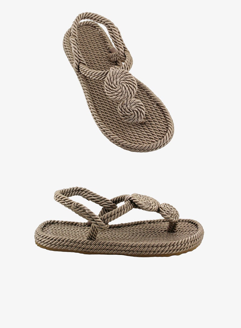 Mumka Rope Sandals Nomads Circle - Sand - Image 3