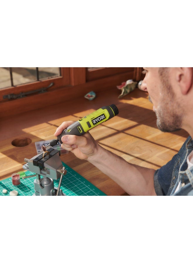RYOBI Tools Ryobi 4V Usb Lithium Cordless Rotary Tool Starter Kit, 1 X 4V 2.0 Ah Battery, Usb C Charging Cable - Image 4