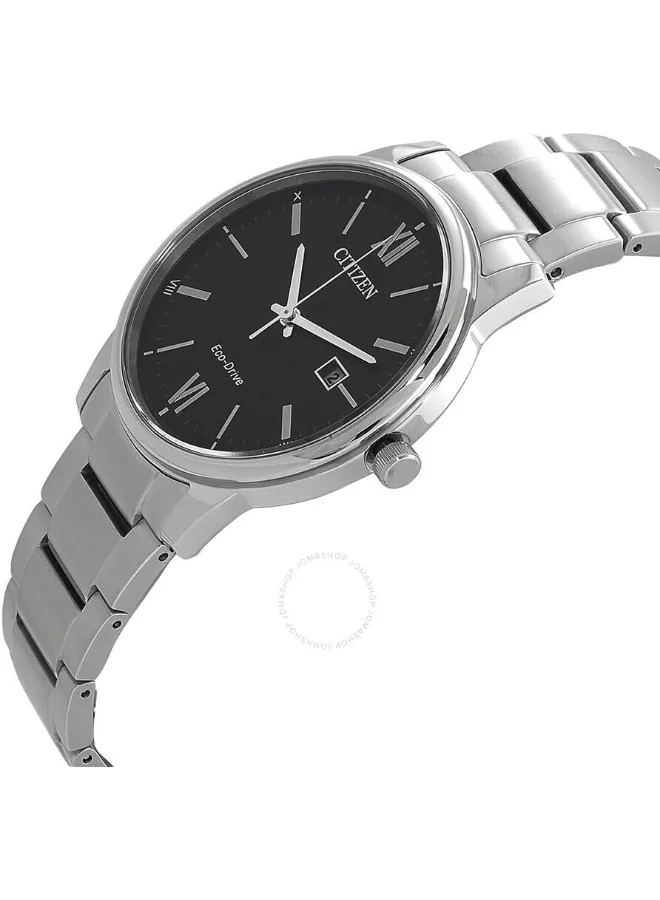 Citizen  Citizen BM6978-77E Eco-Drive Stainless Steel Analog Wrist Watch for Men, 40 mm Size, Black/Silver  | Best Price UAE