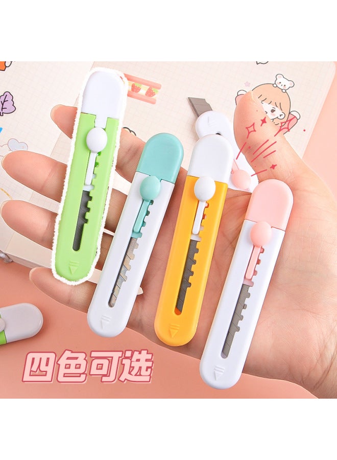 HELPS سكين فني محمول صغير قاطع ورق كرتوني لطيف فتاحة صناديق سريعة أدوات مكتبية للطلاب - Image 3