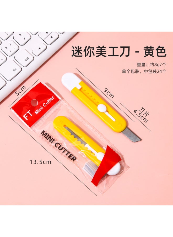 HELPS سكين فني محمول صغير قاطع ورق كرتوني لطيف فتاحة صناديق سريعة أدوات مكتبية للطلاب - Image 1