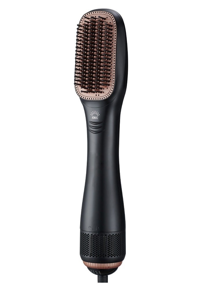 hairstar 1200 Watt Hair Dryer Brush And Styler Professional Hair Tool Black/Beige - Image 1
