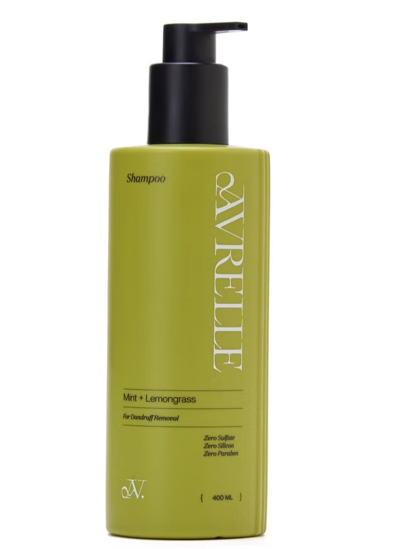 Shampoo with lemongrass & mint