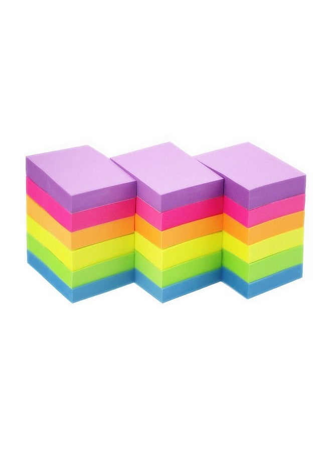 Early Buy Sticky Notes 1.5 X 2 Selfstick Notes 6 Bright Color 18 Pads 100 Sheets/Pad (6 Bright)  - Image 1
