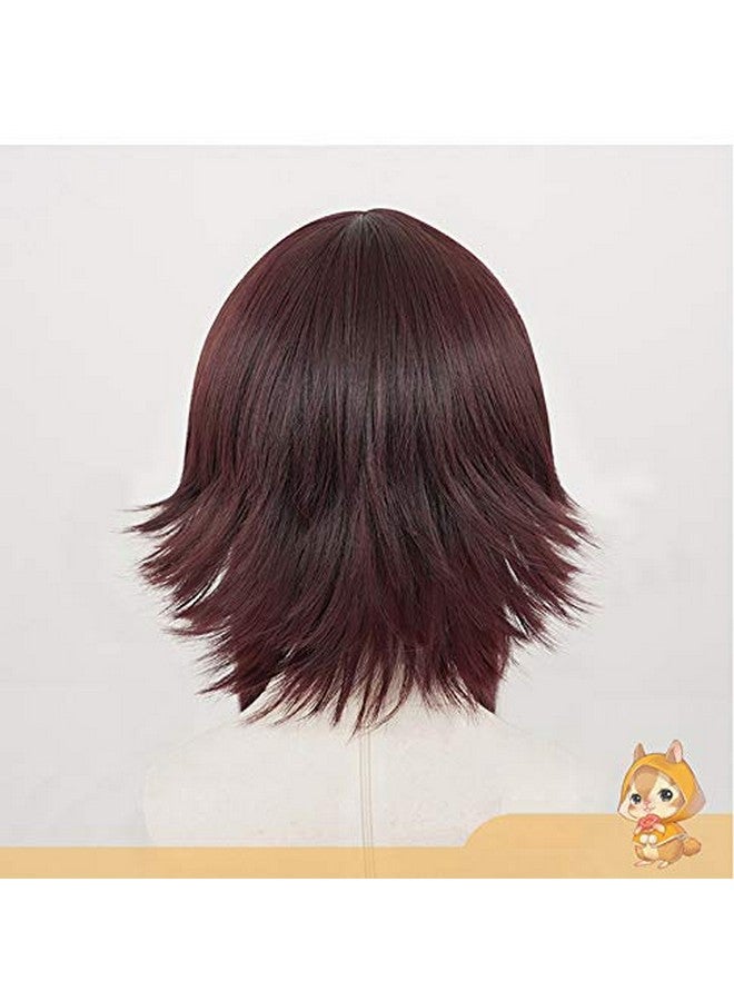 magic acgn Cosplay Wig Lolita Wig Short Brown Game Hair  Halloween Wig  - Image 5
