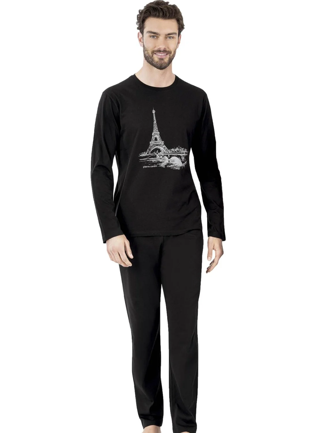 بيير كاردان 100% Cotton Boxed Men's Pajama Set