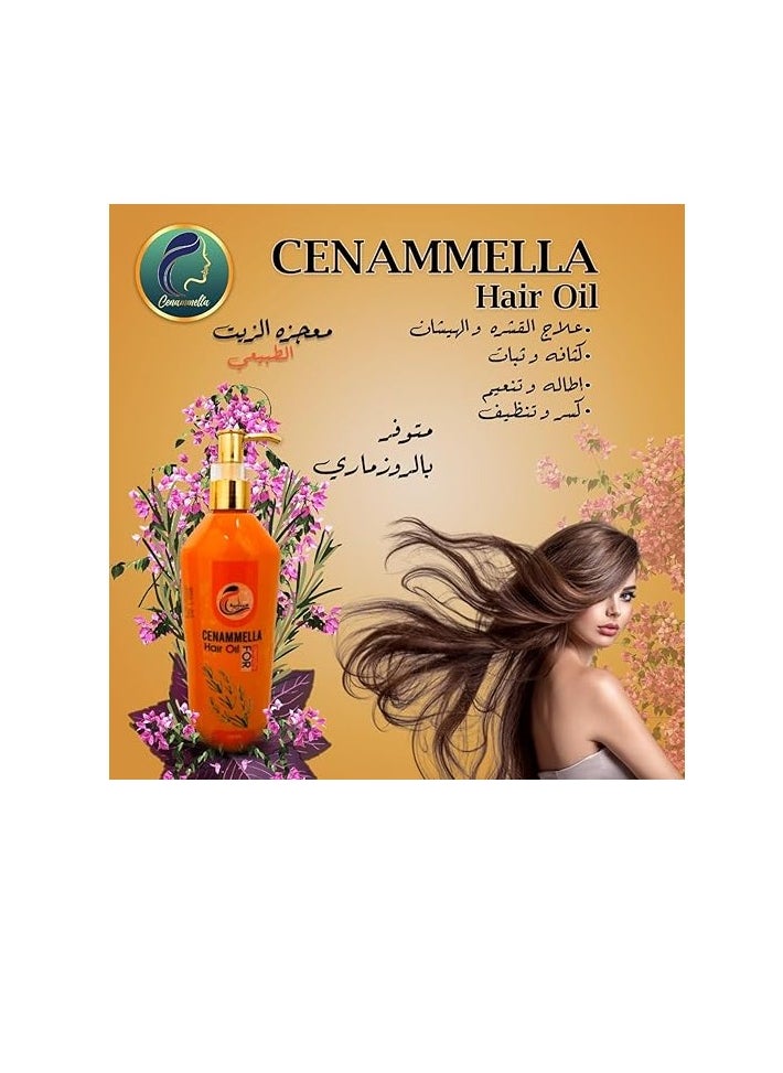 Generic - CENAMMELLA hair oil with natural ingredients-200ML - Image 1