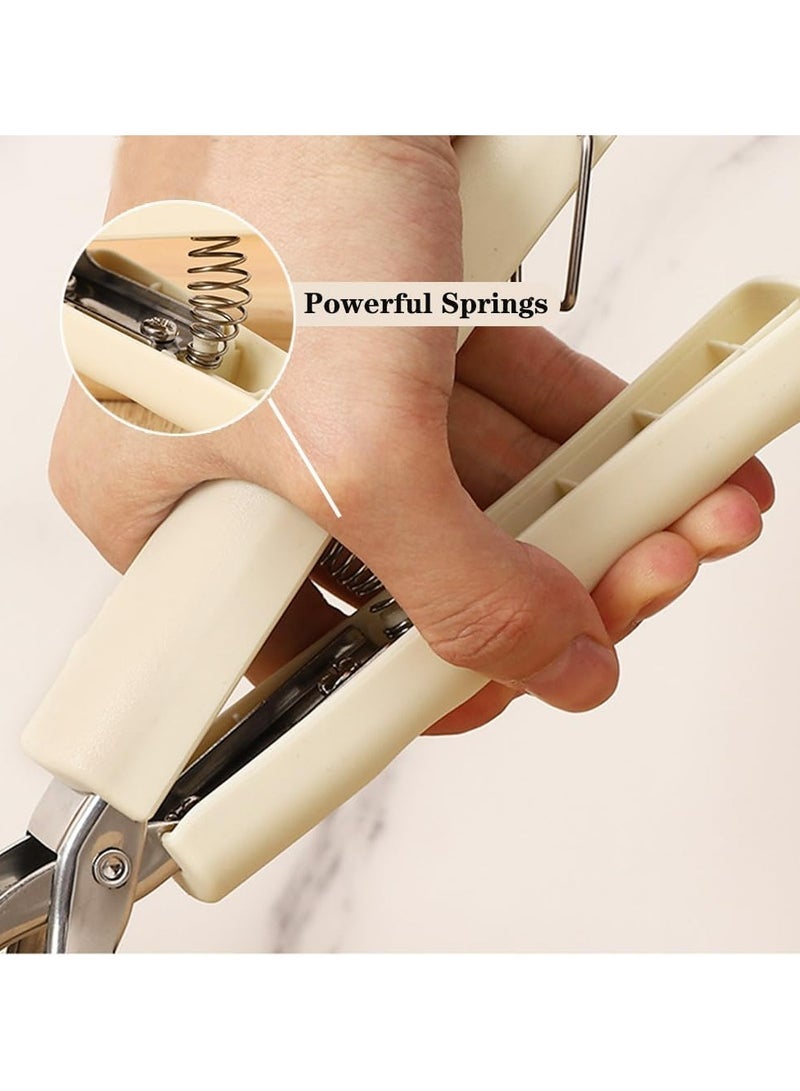 CMGTYYD Hot Plate Gripper, Air Fryer Pans Gripper, Kitchen Scald Proof Hand Clamps Tray Clamps, Holder Tongs for Moving Hot Plates or Bowls with Foods, Reusable Cooking Tools, Bowl Clamps  - Image 4