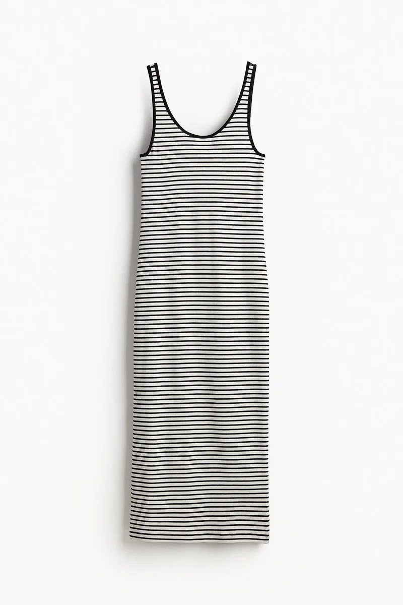 H&M Ribbed jersey dress
