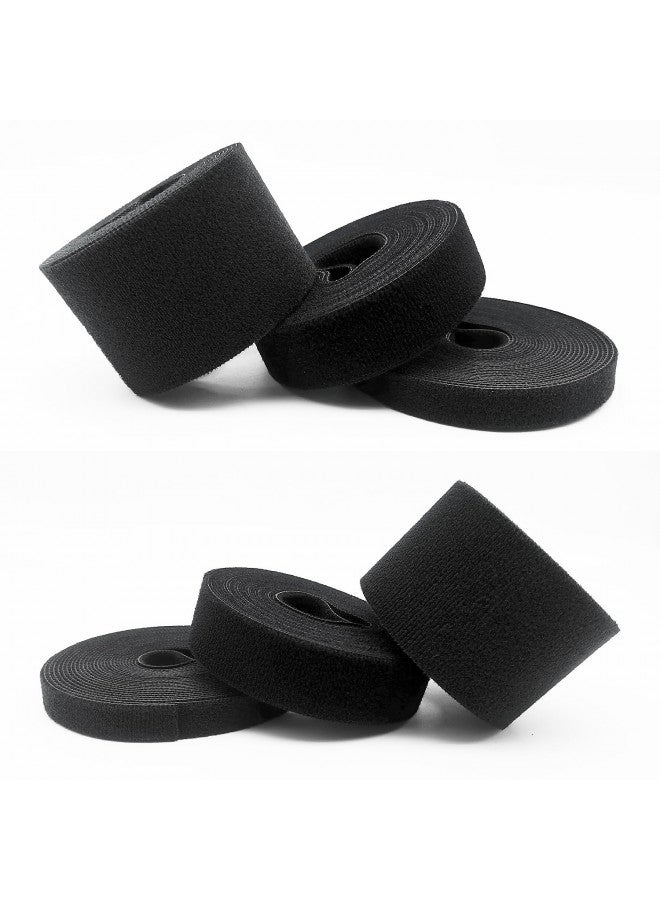 Matenf Double-Sided Hook and Loop Straps, Self-Gripping, 1 Inch Wide, Cut to Length, Heavy Duty, Quick Wrap Cable Straps, Hook & Loop Roll for Bundling Fastening Storage and Organization, 1'' x 16' - Image 4