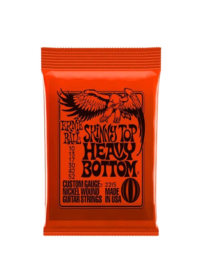 Ernie Ball 2215 Skinny Top Heavy Bottom Slinky Nickel Wound Electric Guitar Strings 10-52 - Image 1
