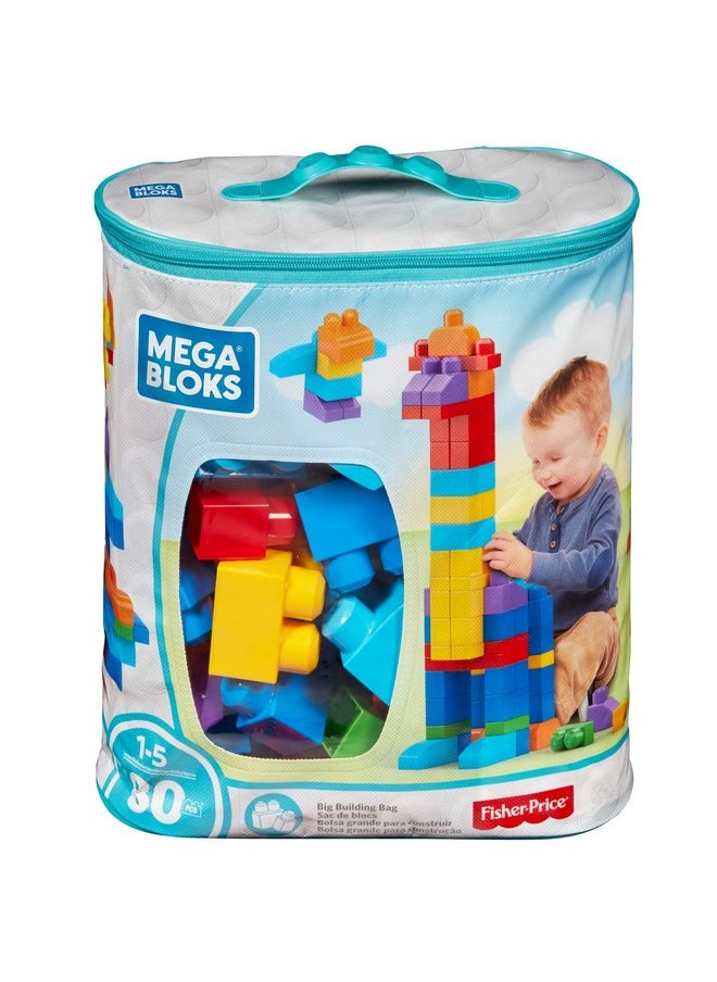 Mega Brands - Mega Bloks First Builders Big Building Bag 80Piece (Classic) - Image 1