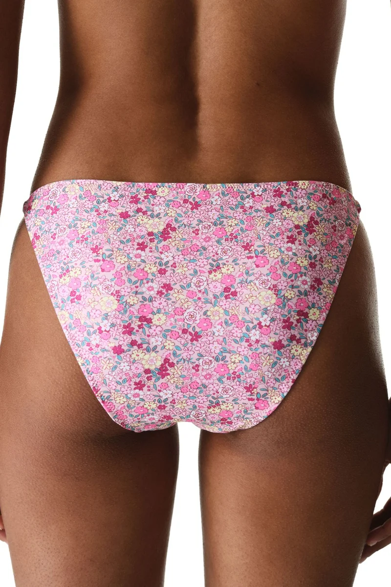بنتي PENTI Amira Side Frilled Floral Pattern Low Waist Bikini Bottoms