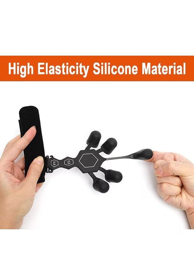 Generic Finger Exerciser Hand Strengthener Finger Extension Gripper Resistance Band for Wrist Training  - Image 2