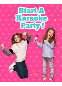 ELTRAZONE 2-Pack Kids Karaoke Microphones: Portable Bluetooth Singing Toys in Rose Gold & Purple - Perfect Birthday Gifts  - Image 4