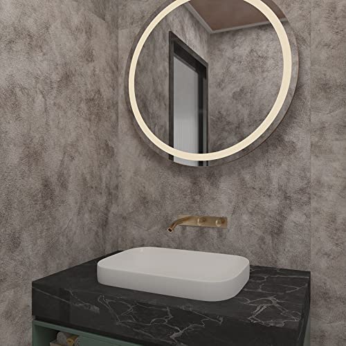 Ekmxmax Concrete Cement Wallpaper Peel and Stick Gray Sliver Contact Paper 24"×200" Matte Faux Grasscloth Waterproof Self Adhesive Thicken Industrial PVC for RV Bathroom Living Room Bedroom - Image 5