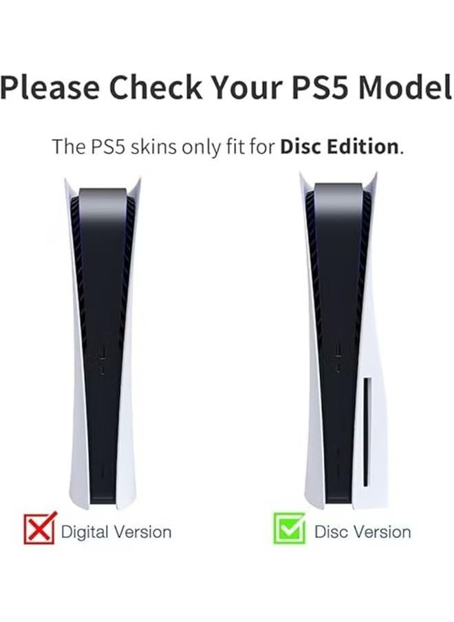X-level - PS5 Optical Drive Version Sticker, Sony PS5 Console Controller Skins Set, Skin Wrap Decal Sticker PS5 Disk Edition, Protective Film Sticker for PS5 Skin Joker , Vinyl Sticker Cover Sticker - Image 1