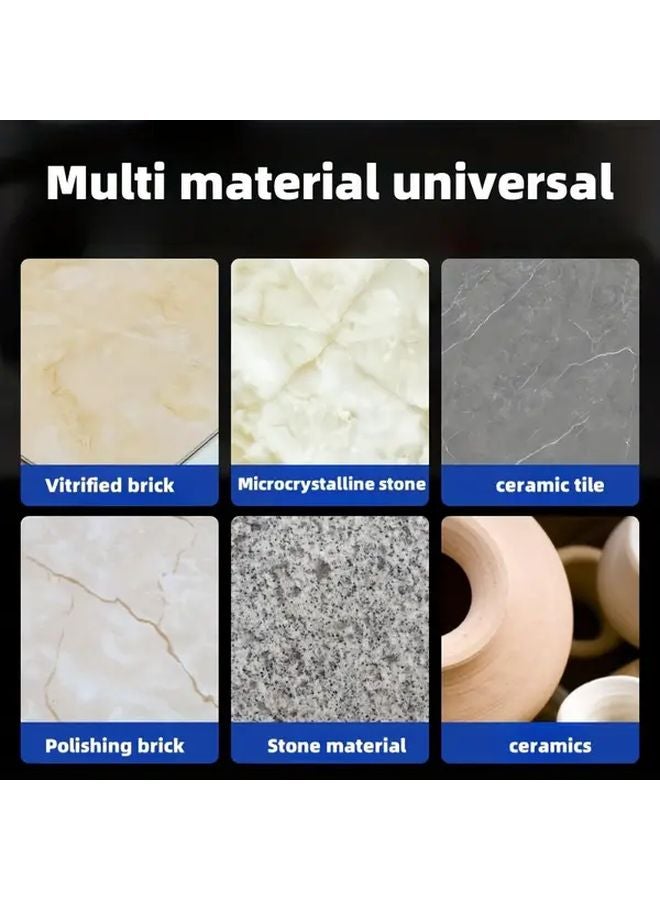 3 Pack Metal Base Brazed Rhinestone Sandstone Saw Blades 100mm For Marble Tile - Image 3