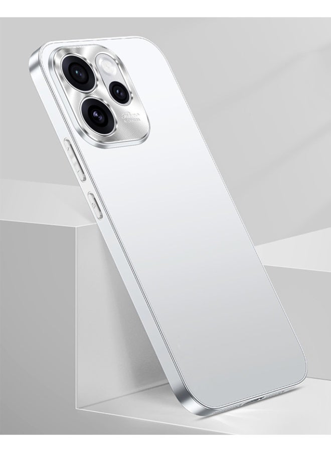 Luxury Matte Case Compatible with Oppo Reno 15 Pro 5G, Full Coverage Anti-Shock Phone Cover for Oppo Reno 15 Pro