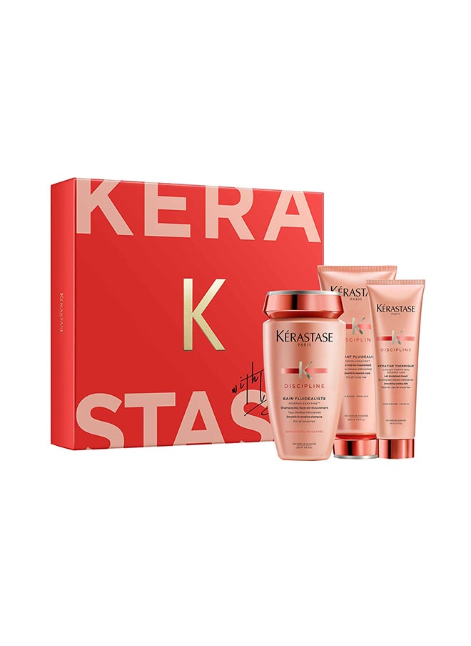 KERASTASE - Discipline Holiday Haircare Gift set, Pack of 3 - Image 1