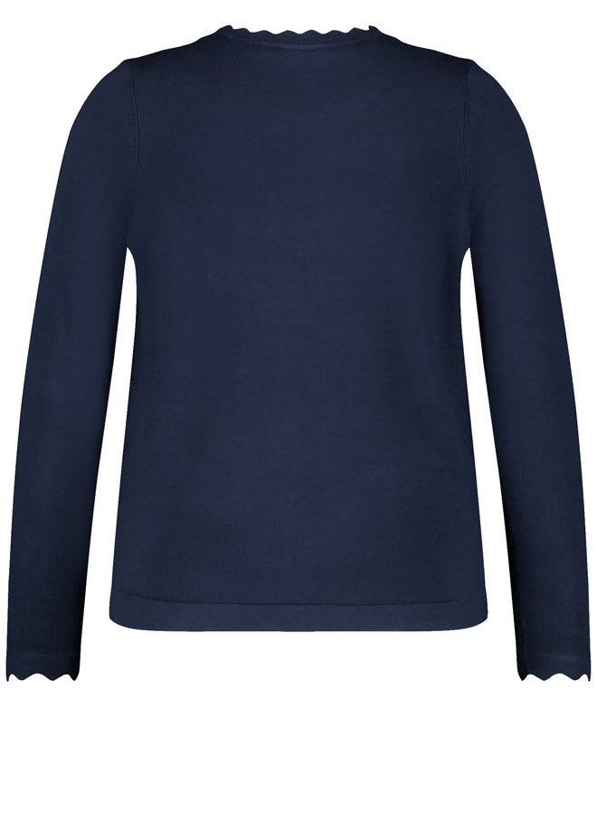 Samoon Wavy Edges Cardigan - Image 3