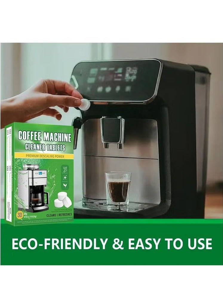 حياة كومفورت 30 عبوة من أقراص تنظيف الإسبريسو، مزيل ترسبات عالمي لآلات الإسبريسو، أقراص تنظيف آلات القهوة، أقراص لإزالة الترسبات وتنظيف أواني القهوة والآلات - Image 3