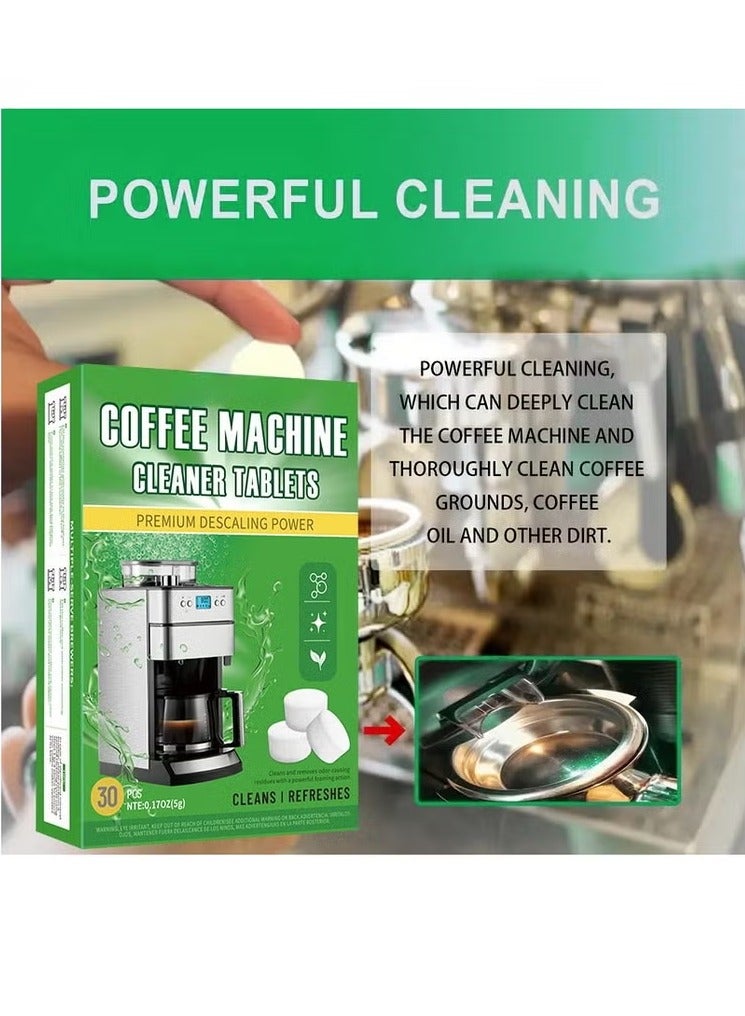 حياة كومفورت 30 عبوة من أقراص تنظيف الإسبريسو، مزيل ترسبات عالمي لآلات الإسبريسو، أقراص تنظيف آلات القهوة، أقراص لإزالة الترسبات وتنظيف أواني القهوة والآلات - Image 4