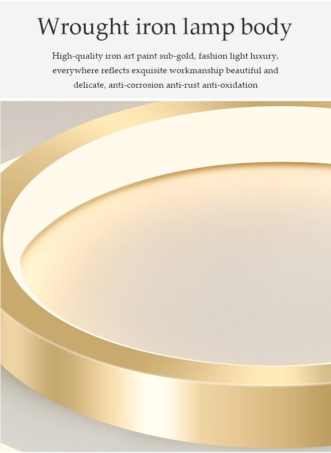DUNISO LED ceiling light, warm light square corridor light, modern ceiling light, 12W, energy saving, easy to clean, suitable for corridors, entrances, bedrooms, kitchens, with a diameter of 20cm  - Image 3