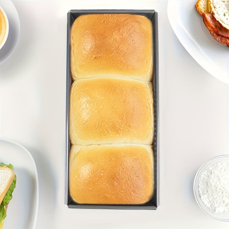 1pc Nonstick Carbon Steel Honeycomb Toast Mold Large Bread Baking Pan - Image 3