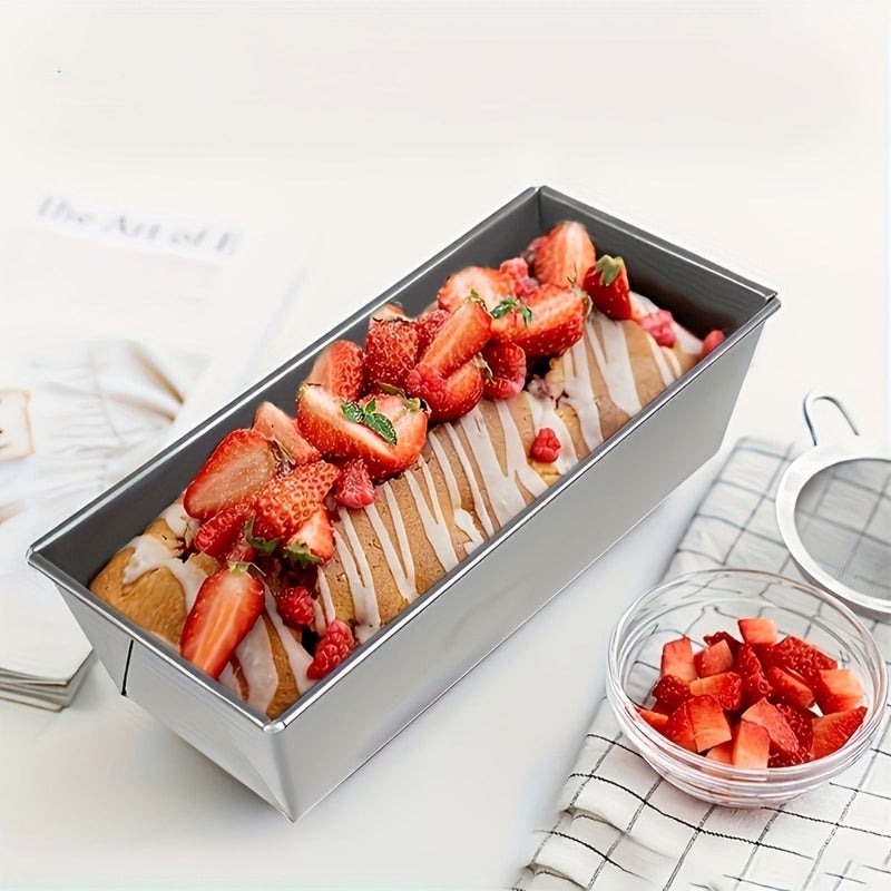 1pc Nonstick Carbon Steel Honeycomb Toast Mold Large Bread Baking Pan - Image 1