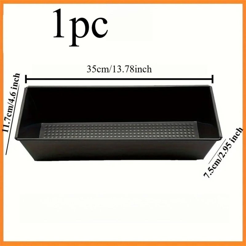1pc Nonstick Carbon Steel Honeycomb Toast Mold Large Bread Baking Pan - Image 2