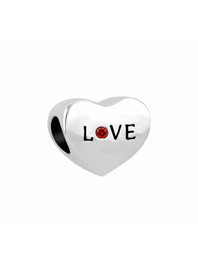 TGLS Heart Puzzle Autism Awareness Charm for Autistic Compatible With Pandora Charms Bracelets, Metal, copper - Image 2
