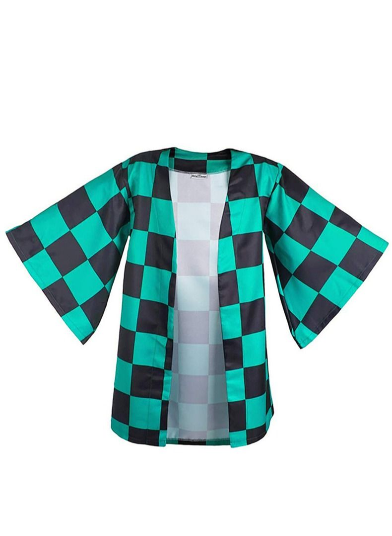 Demon Slayer Costume Kamado Tanjiro Cloak XL