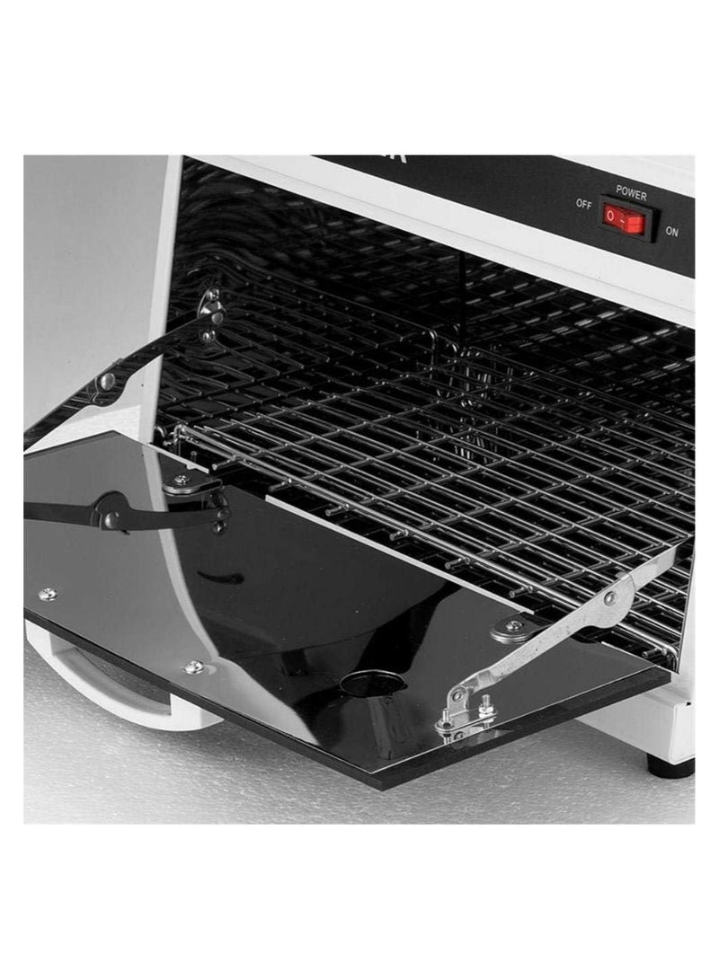 LA PERLA TECH  UV Sterilizer Cabinet Salon Professional Tabletop Ultraviolet Sanitizer Box Beauty Barber UV Disinfector Sterilizer Black - Image 3