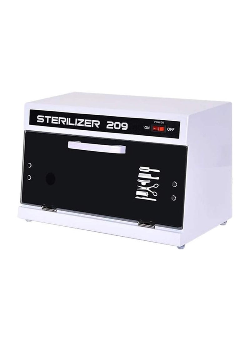 LA PERLA TECH  UV Sterilizer Cabinet Salon Professional Tabletop Ultraviolet Sanitizer Box Beauty Barber UV Disinfector Sterilizer Black - Image 1