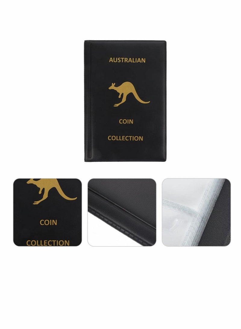 Captaintech Coin Collecting Holder Album, Card Pocket Binder Baseball Card Sleeves Stamp Album Coin Collection Holder Album - Image 4