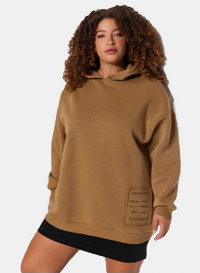trendyol Embroidery Detailed Oversize Knitted Sweatshirt - Image 3