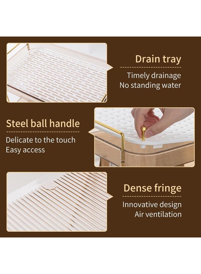 Seoneiro Whiskey Glass Holder, Coffee Cup Food Tray, Bathroom Counter Organizer, Dresser-Cosmetic-Skin Care Organizer, Kitchen Spice Rack. - Image 3