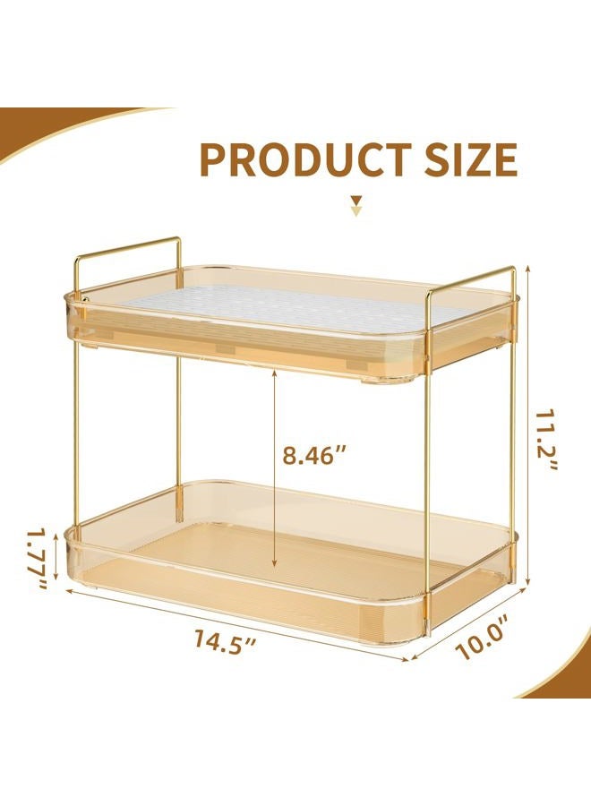 Seoneiro Whiskey Glass Holder, Coffee Cup Food Tray, Bathroom Counter Organizer, Dresser-Cosmetic-Skin Care Organizer, Kitchen Spice Rack. - Image 4