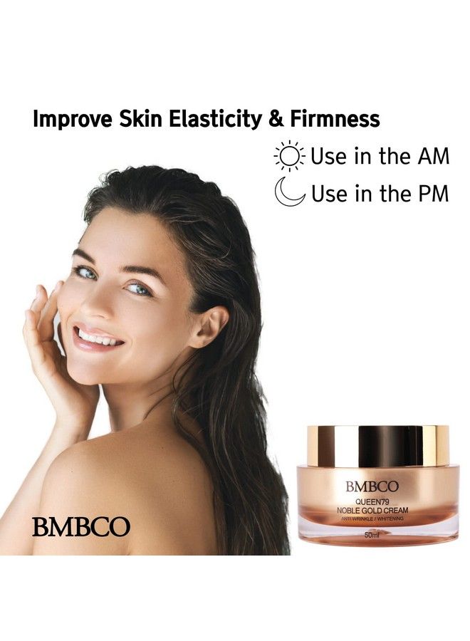BMBCO Face Lift Gold Cream Double Chin Reducer Tightening Lifting Sagging Skin Care Tox For Neck Firming & Eye Wrinkle Collagen Peptides Moisturizer Korean Anti Aging Facial Repair Products - Image 4
