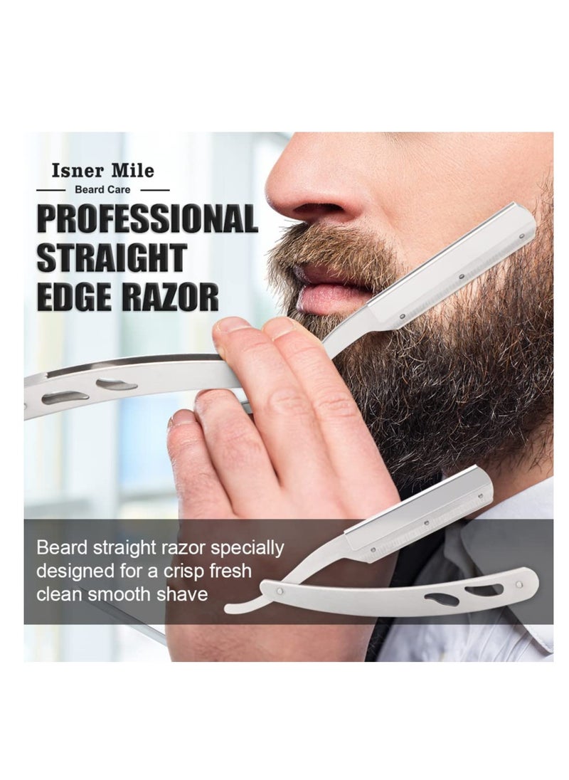isner mile - Isner Mile Beard Kit for Men, Grooming & Trimming Tool Complete Set with Shampoo Wash, Beard Care Oil, Balm, Brush, Comb, Scissors & Storage Bag, Birthday Gifts for Him Men Dad Father Boyfriend - Image 1