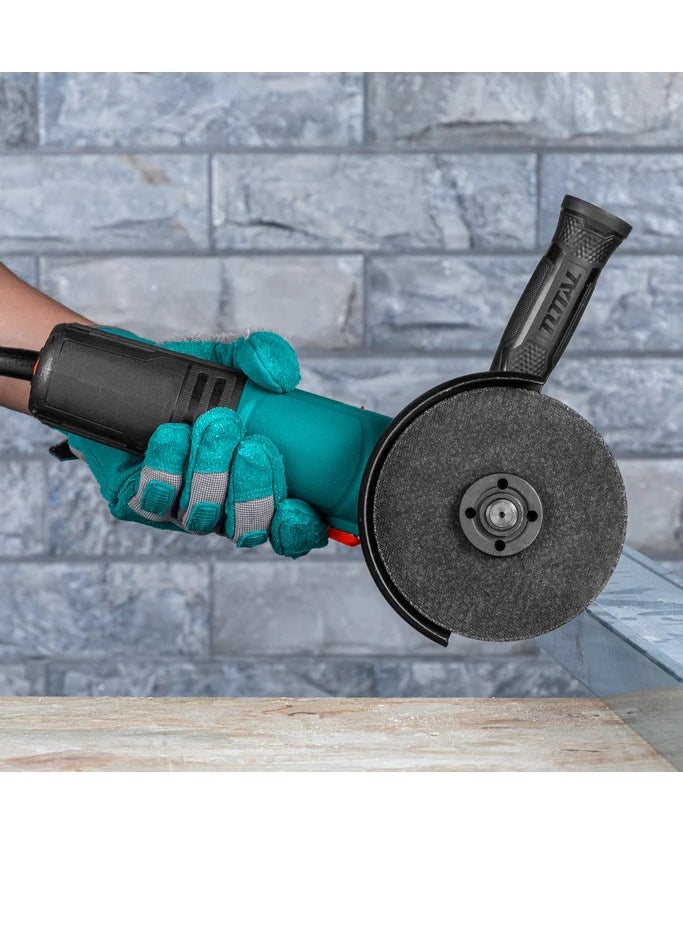 TOTAL Total 900W Angle Grinder, 125mm Disc, 12000RPM – Powerful Grinding Tool with Auxiliary Handle for Metal, Stone, and Concrete – TG10912556  - Image 4