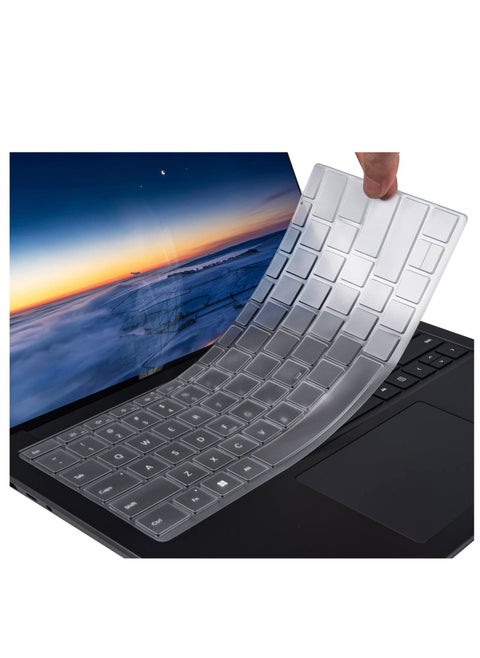 1Pack Keyboard Cover Ultra Thin for Microsoft Surface Laptop 6(2024) 5 4 3 13.5 & 15 2022-2019 Release, Surface Laptop Keyboard Protector Skin -US Layout